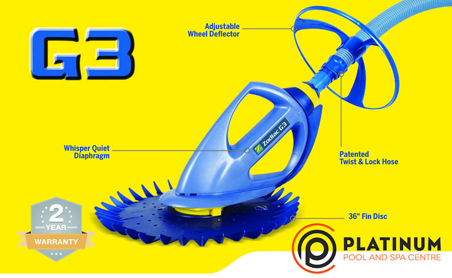 900 x 550 Zodiac G2 - G3 Pool Cleaner - Zodiac G3 - Zodiac Pool Cleaners Brisbane - Gold Coast mudgeeraba